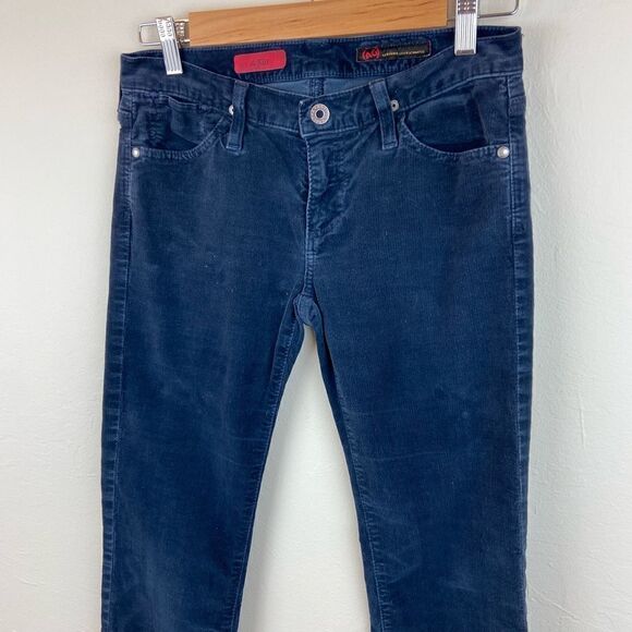 AG ‘The Kiss’ Bootcut Navy Corduroy Jeans - Picture 2 of 7